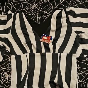 PUG beetlejuice Striped Top, BNWT